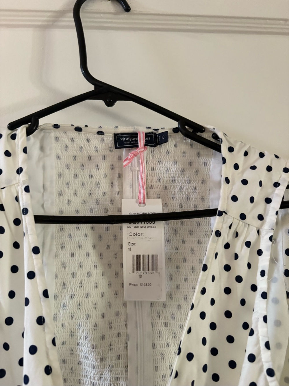 NWT Vineyard vines Cutout Sleeveless Midi Dress - Picture 8 of 8